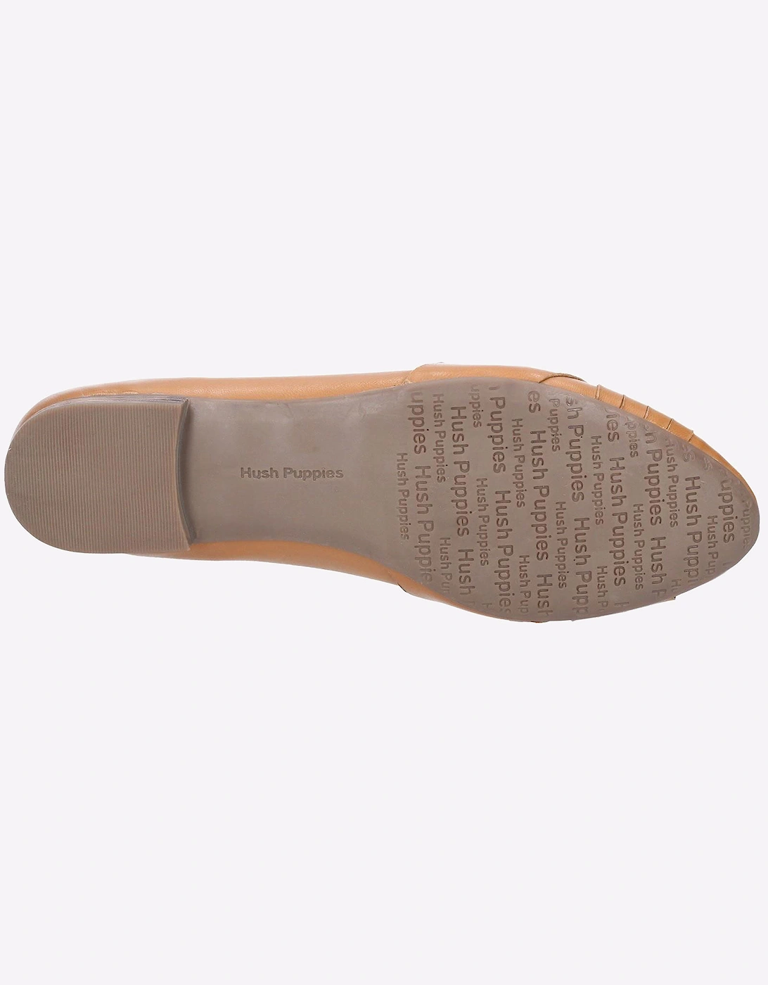Hush Puppies Marley Ballerina Memory Foam Womens Shoes Tan