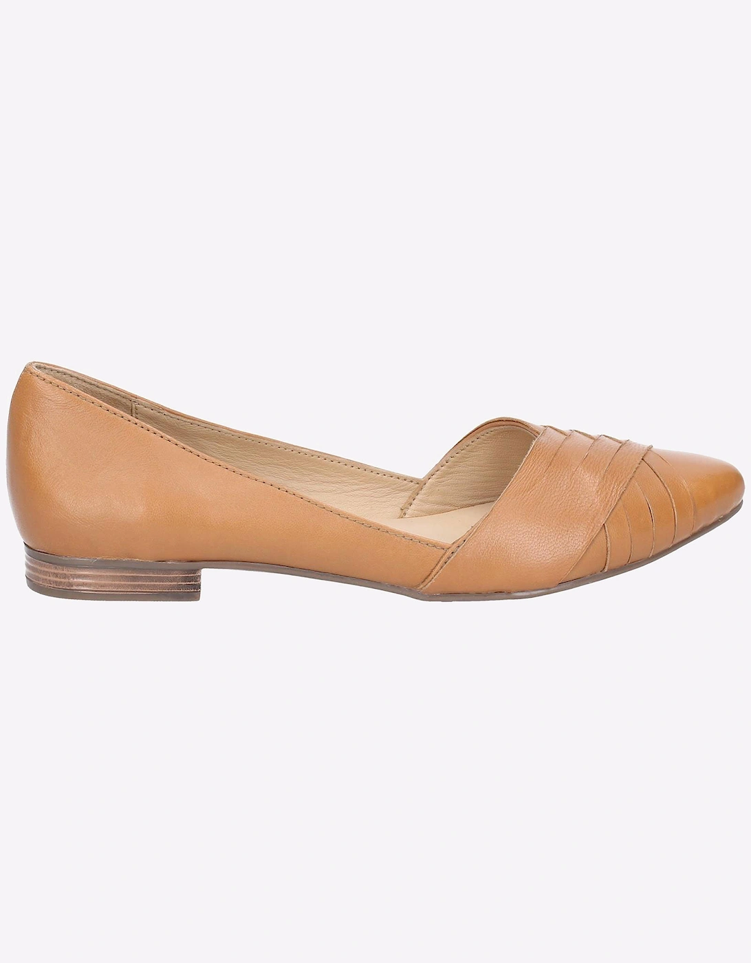 Hush Puppies Women's Hush Puppies Marley Ballerina Memory Foam Womens Shoes Tan - Brown