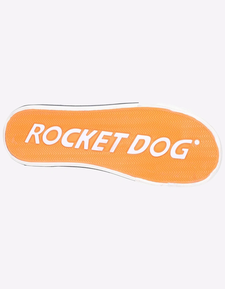 Rocket Dog Jazzin Eden Stripe Womens Girls Shoes Red Multi