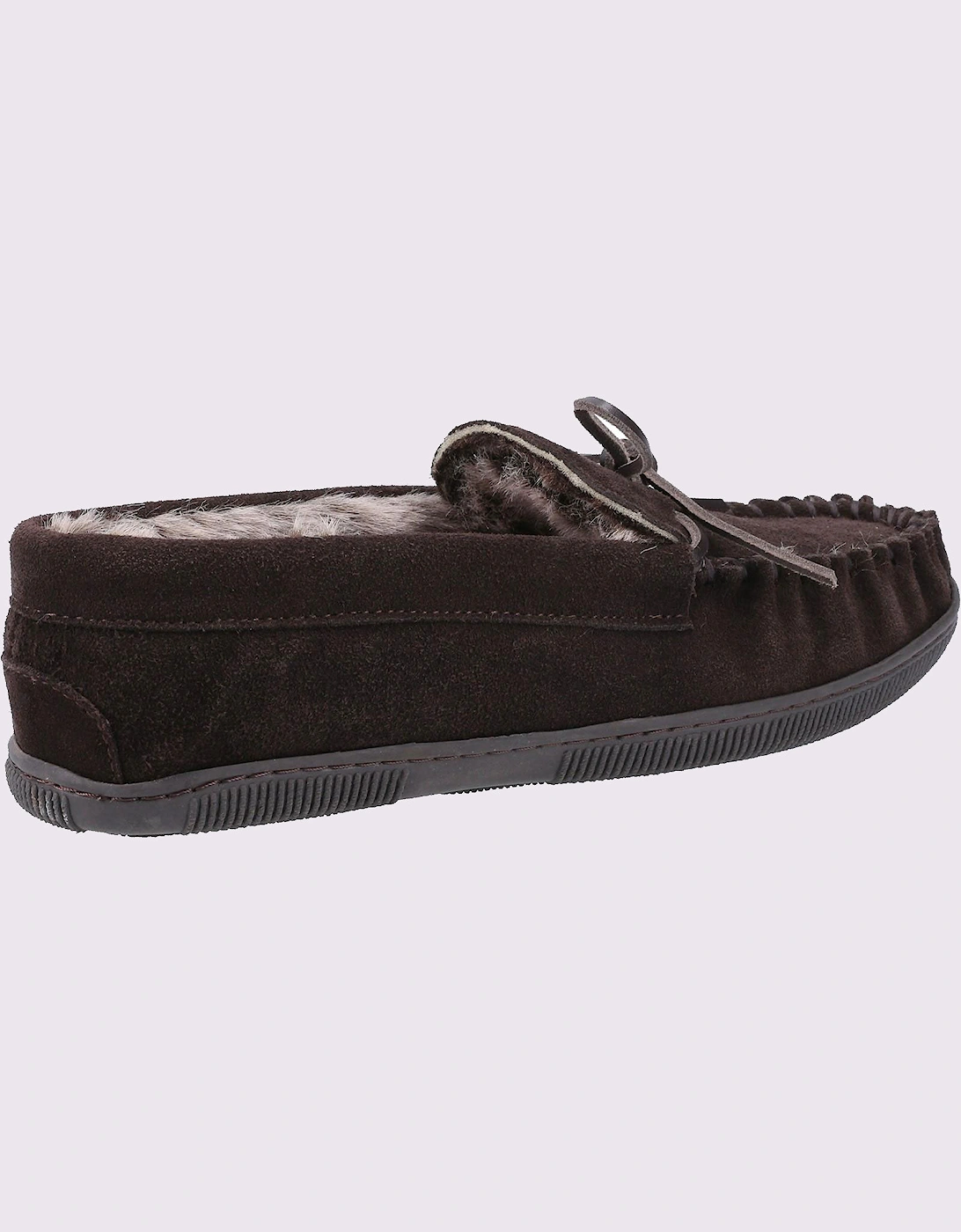 Hush Puppies Ace Slip On Memory Foam Mens Slippers Chocolate