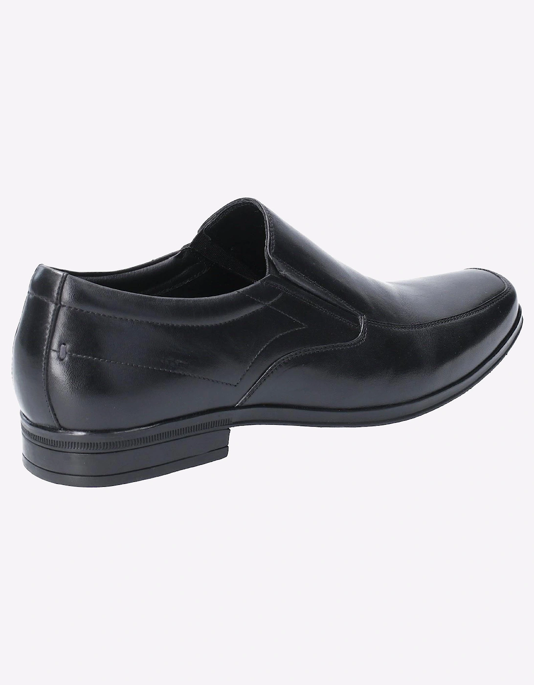 Hush Puppies Billy Leather Mens Shoes Black