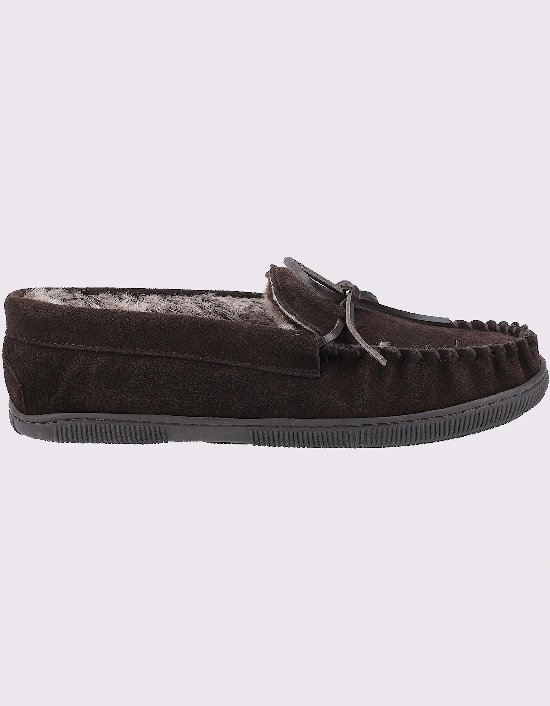 Hush Puppies Men's Hush Puppies Ace Slip On Memory Foam Mens Slippers Chocolate - Brown