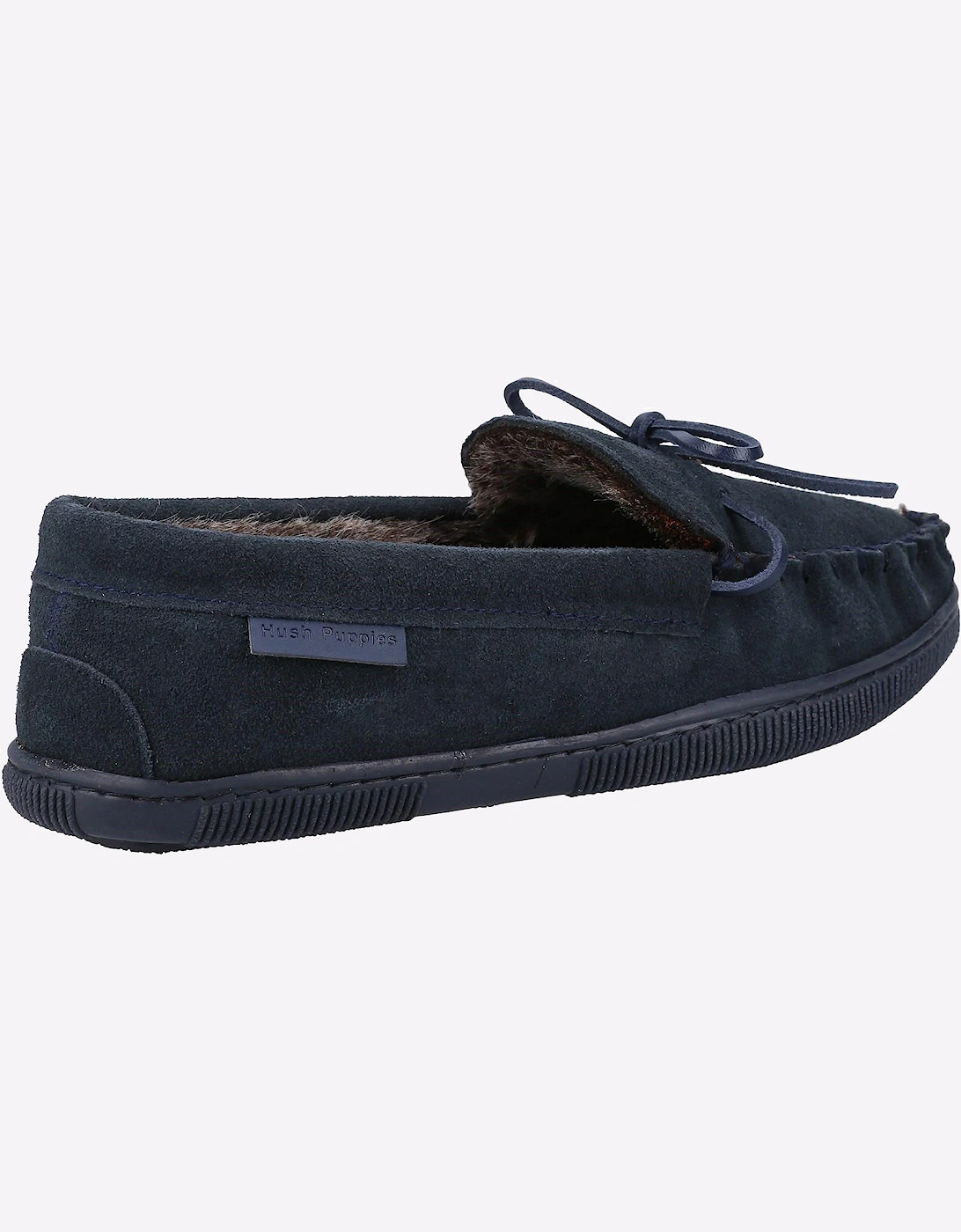 Hush Puppies Ace Slip On Memory Foam Mens Slippers Navy