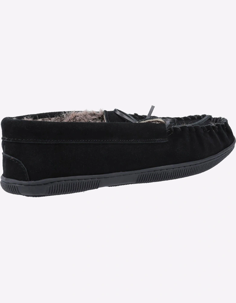 Hush Puppies Ace Slip On Memory Foam Mens Slippers Black