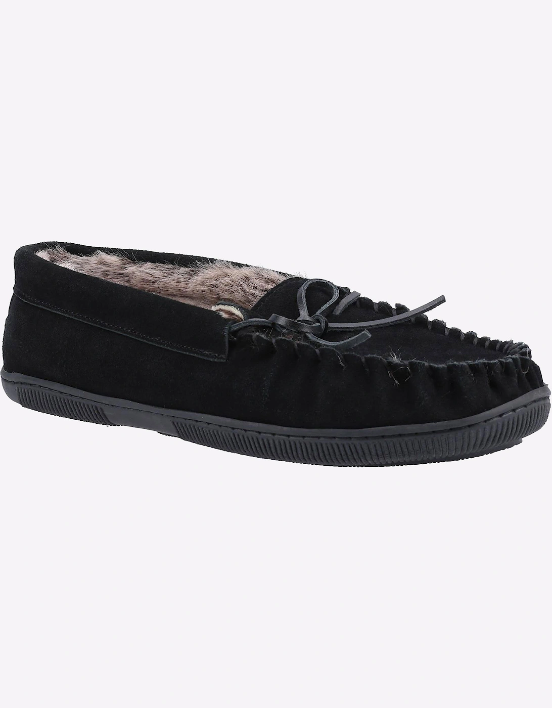 Hush Puppies Ace Slip On Memory Foam Mens Slippers Black