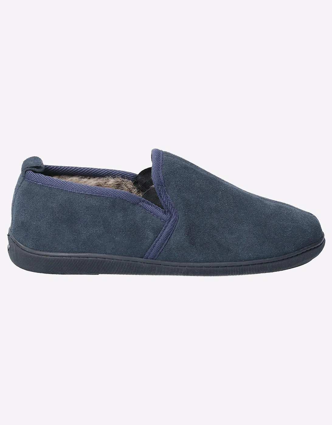 Hush Puppies Arnold Memory Foam Mens Slippers Navy