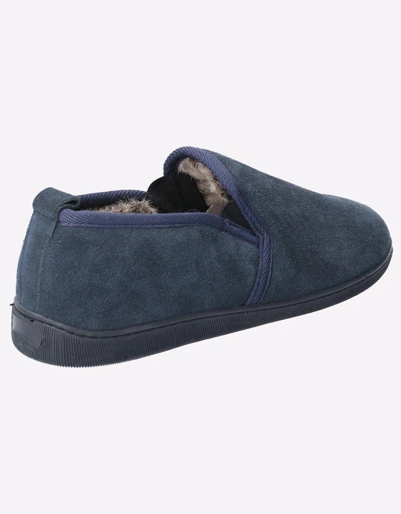 Hush Puppies Arnold Memory Foam Mens Slippers Navy