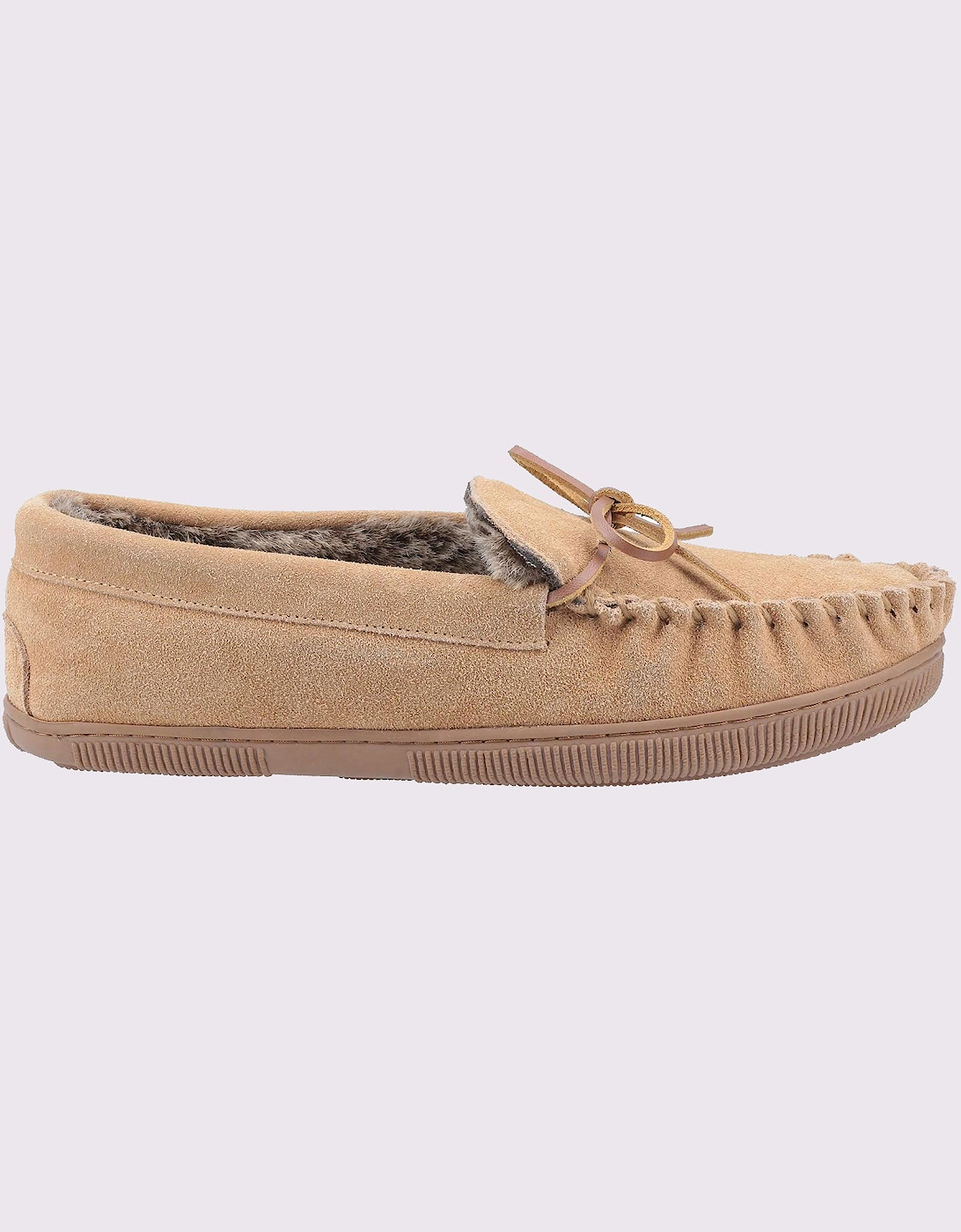 Hush Puppies Ace Slip On Memory Foam Mens Slippers Tan