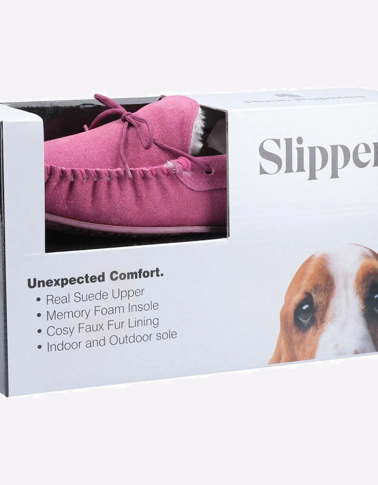 Hush Puppies Allie Memory Foam Womens Slippers Rose