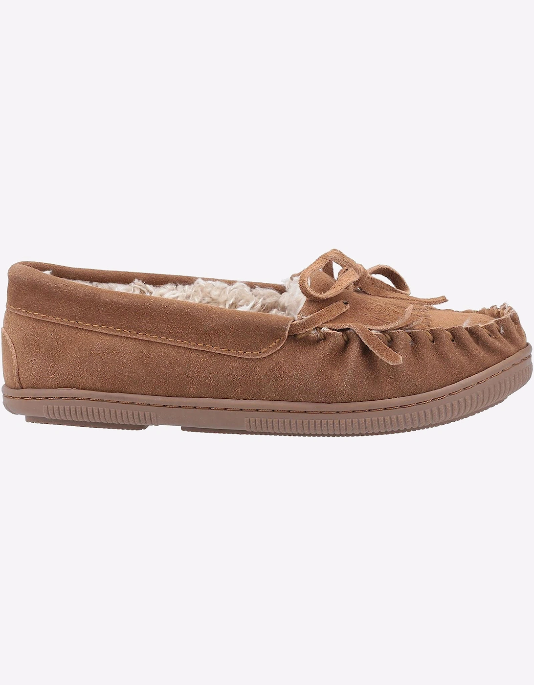 Hush Puppies Addy Slip On Memory Foam Womens Slippers Tan
