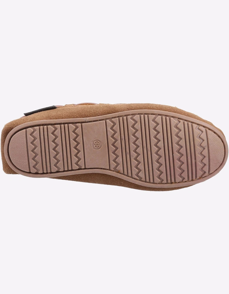 Hush Puppies Allie Memory Foam Womens Slippers Tan