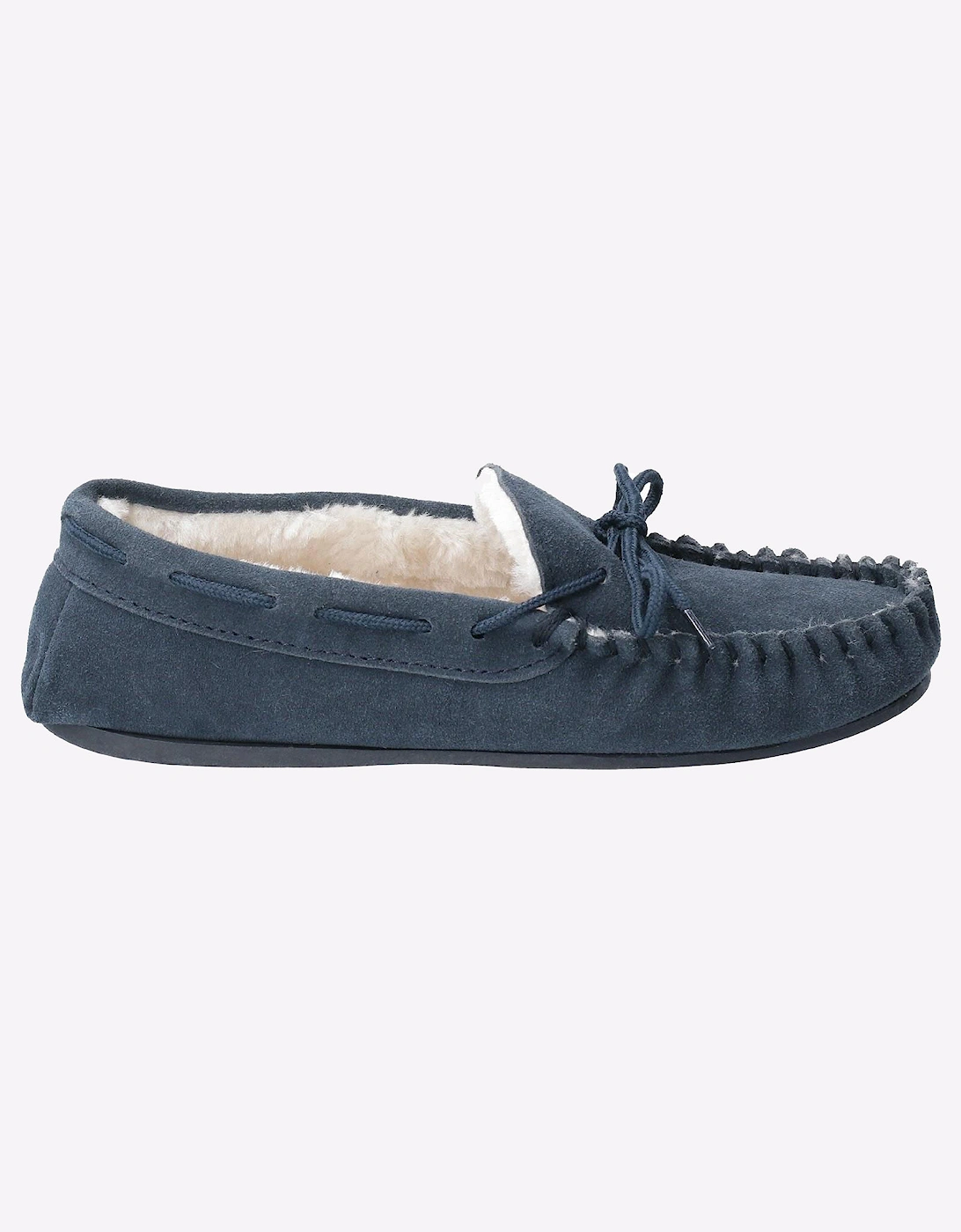 Hush Puppies Allie Memory Foam Womens Slippers Navy