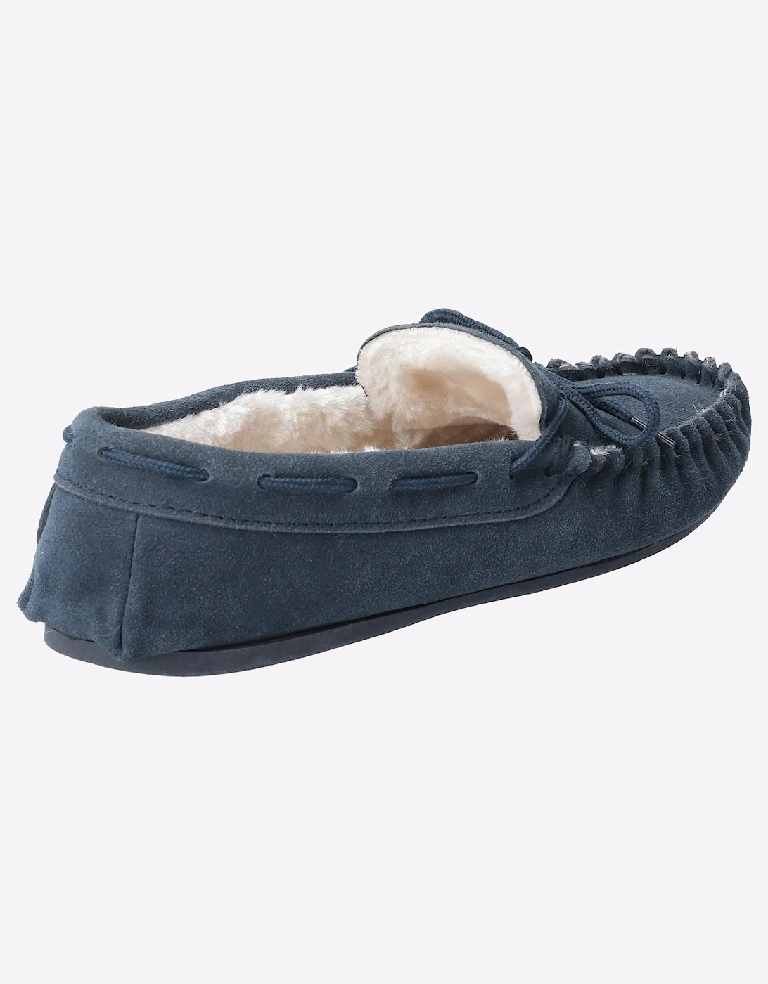 Hush Puppies Allie Memory Foam Womens Slippers Navy