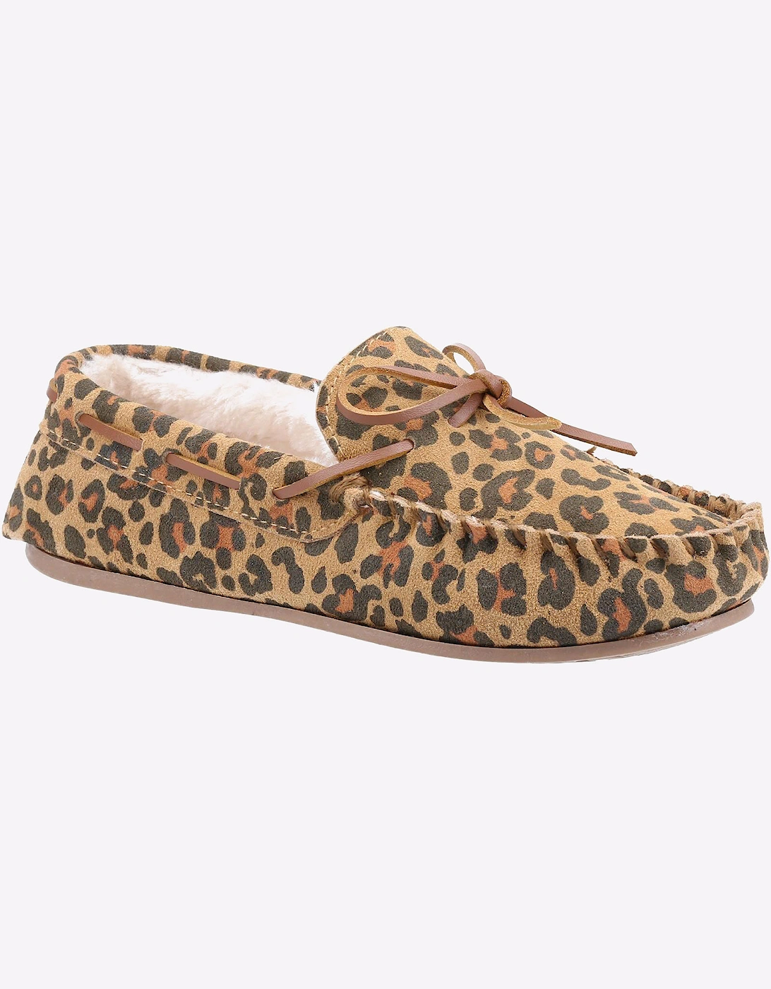 Hush Puppies Allie Memory Foam Womens Slippers Leopard