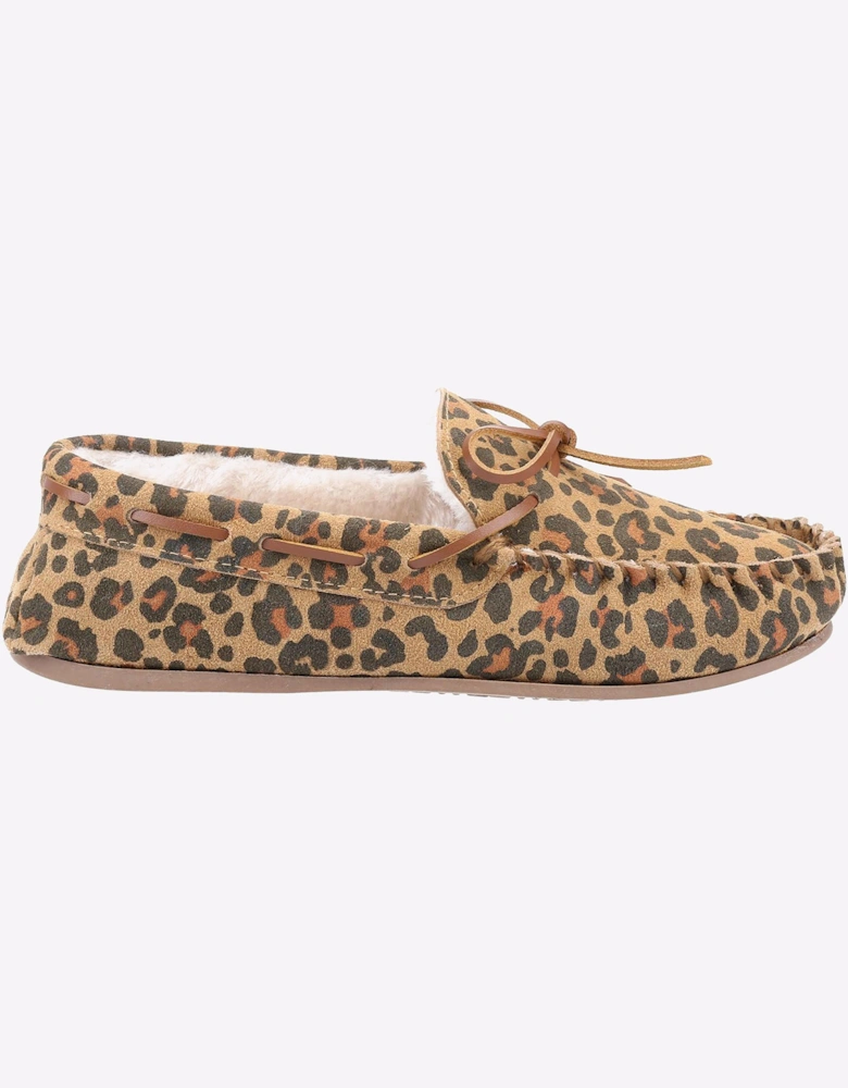 Hush Puppies Allie Memory Foam Womens Slippers Leopard