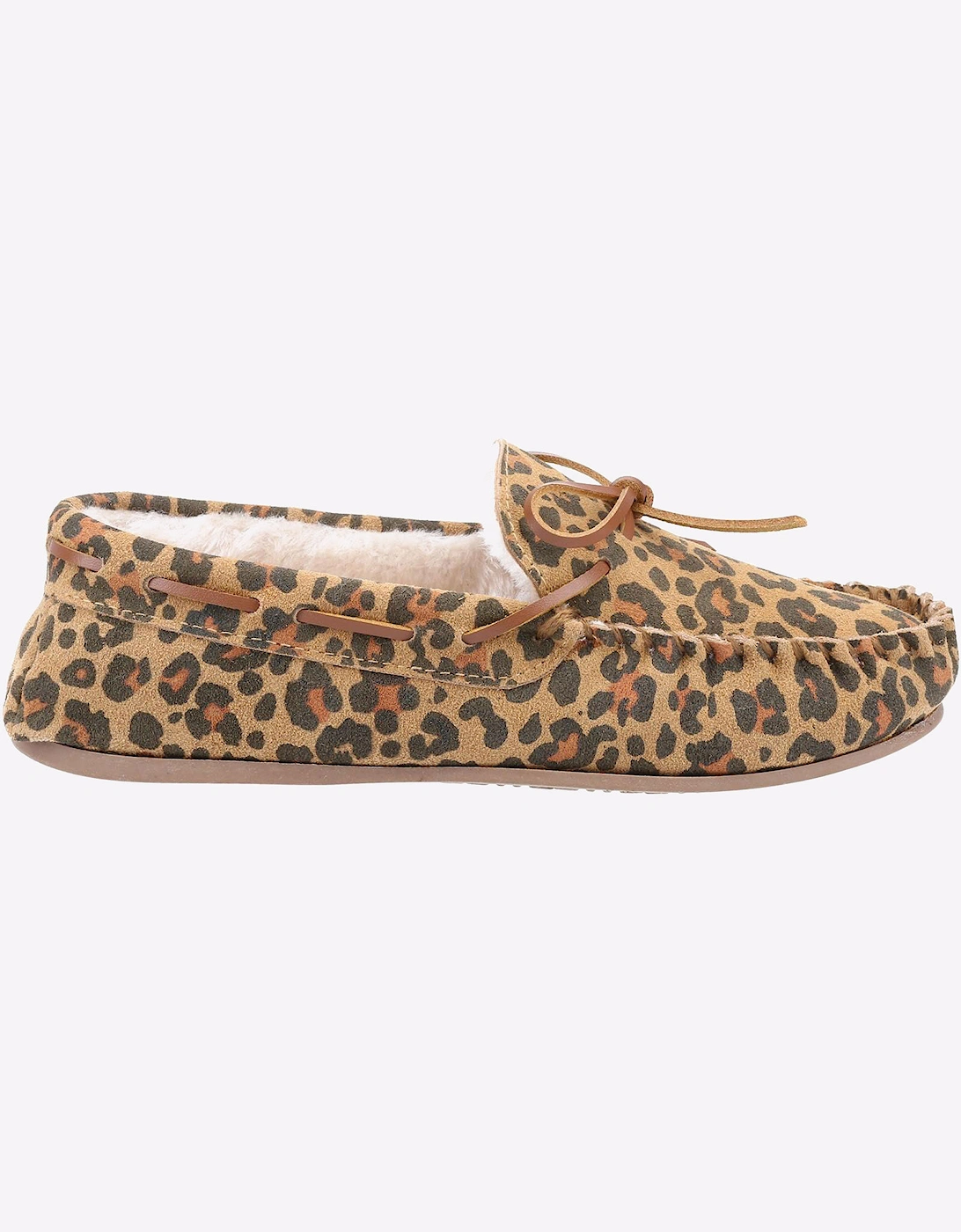 Hush Puppies Allie Memory Foam Womens Slippers Leopard