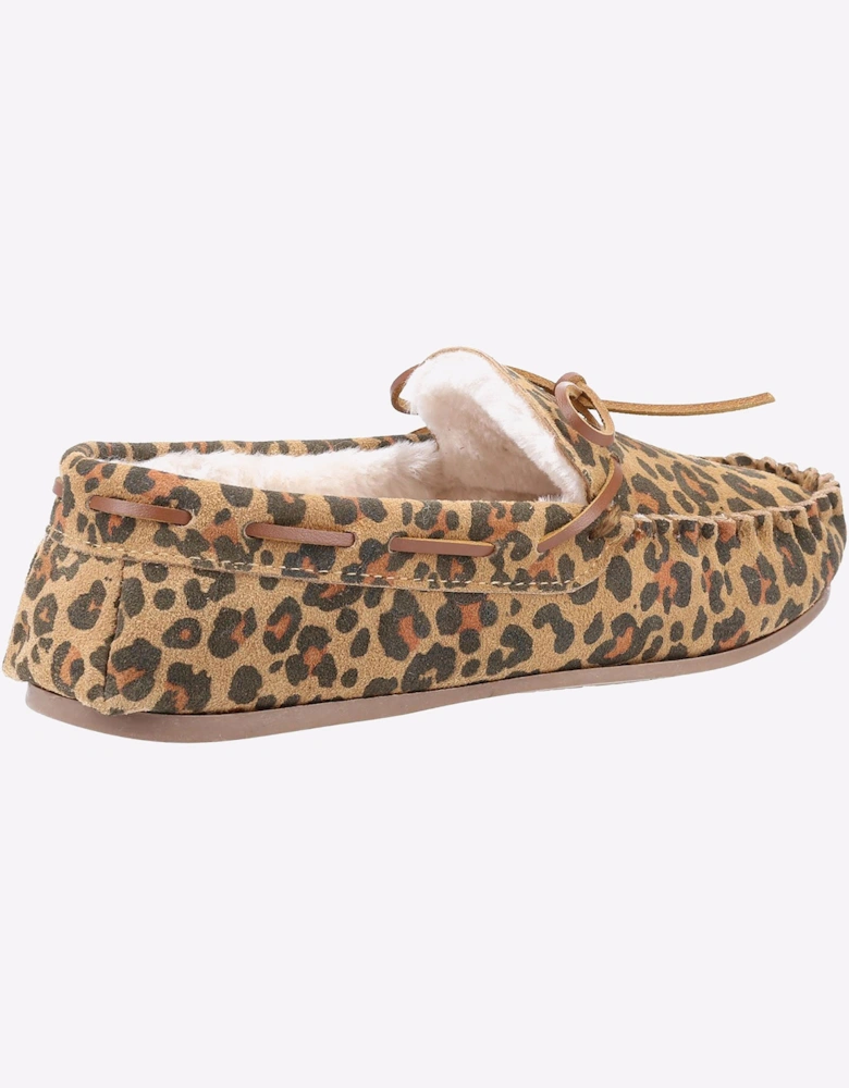 Hush Puppies Allie Memory Foam Womens Slippers Leopard