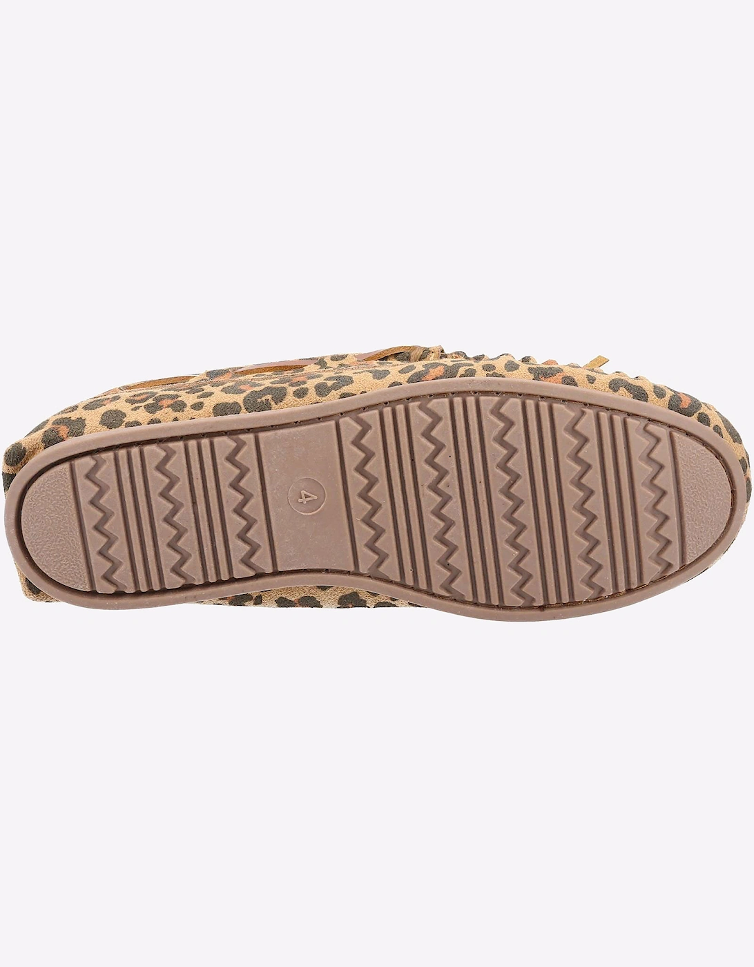 Hush Puppies Allie Memory Foam Womens Slippers Leopard