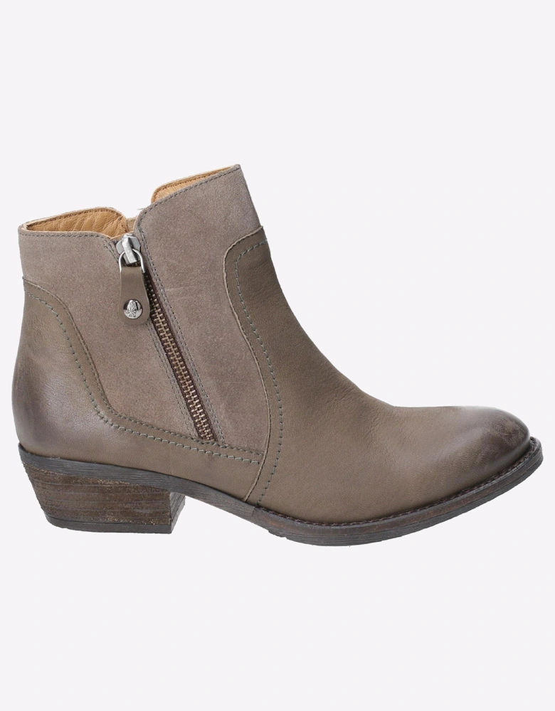 Hush Puppies Isla Memory Foam Womens Ankle Boots Khaki