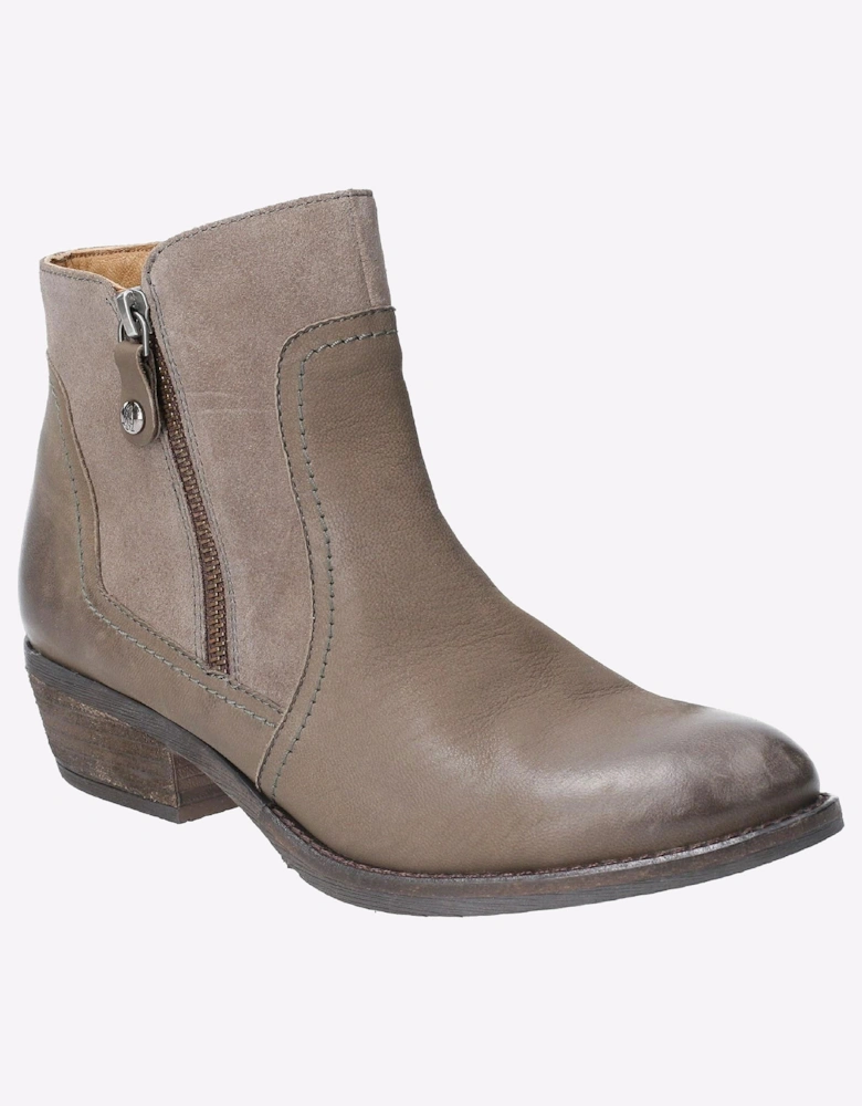 Hush Puppies Isla Memory Foam Womens Ankle Boots Khaki