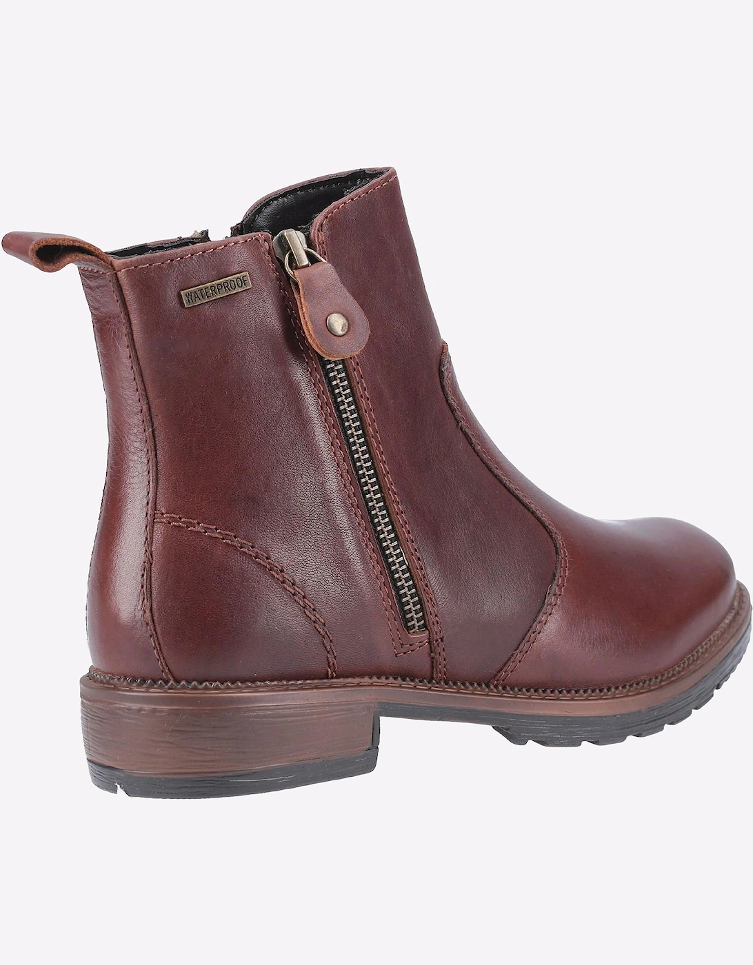 Cotswold Ashwicke Zip Waterproof Ankle Boot Womens Brown