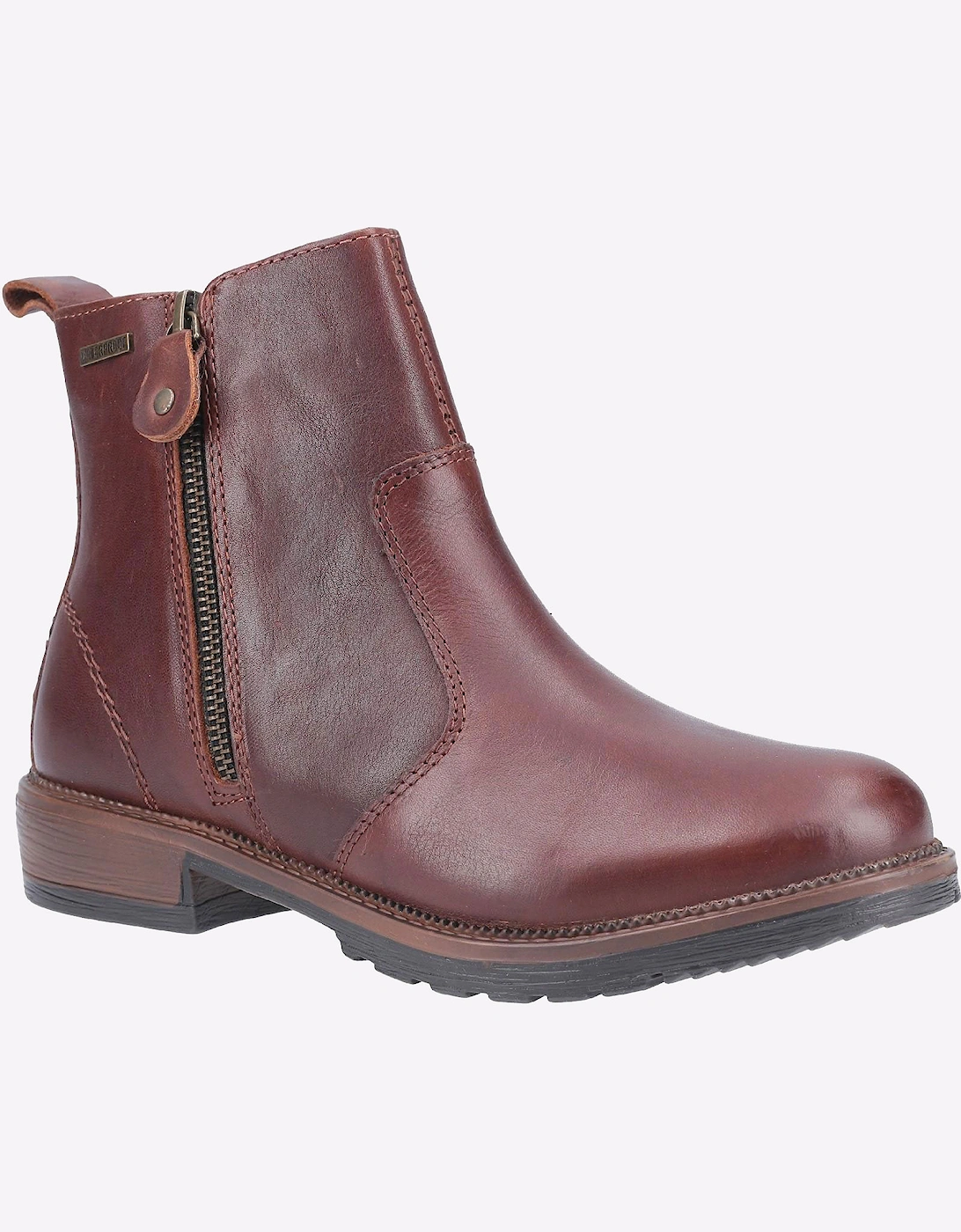Cotswold Ashwicke Zip Waterproof Ankle Boot Womens Brown