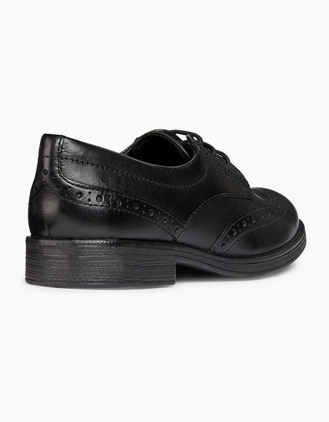 Geox Agata Junior School Shoes Black