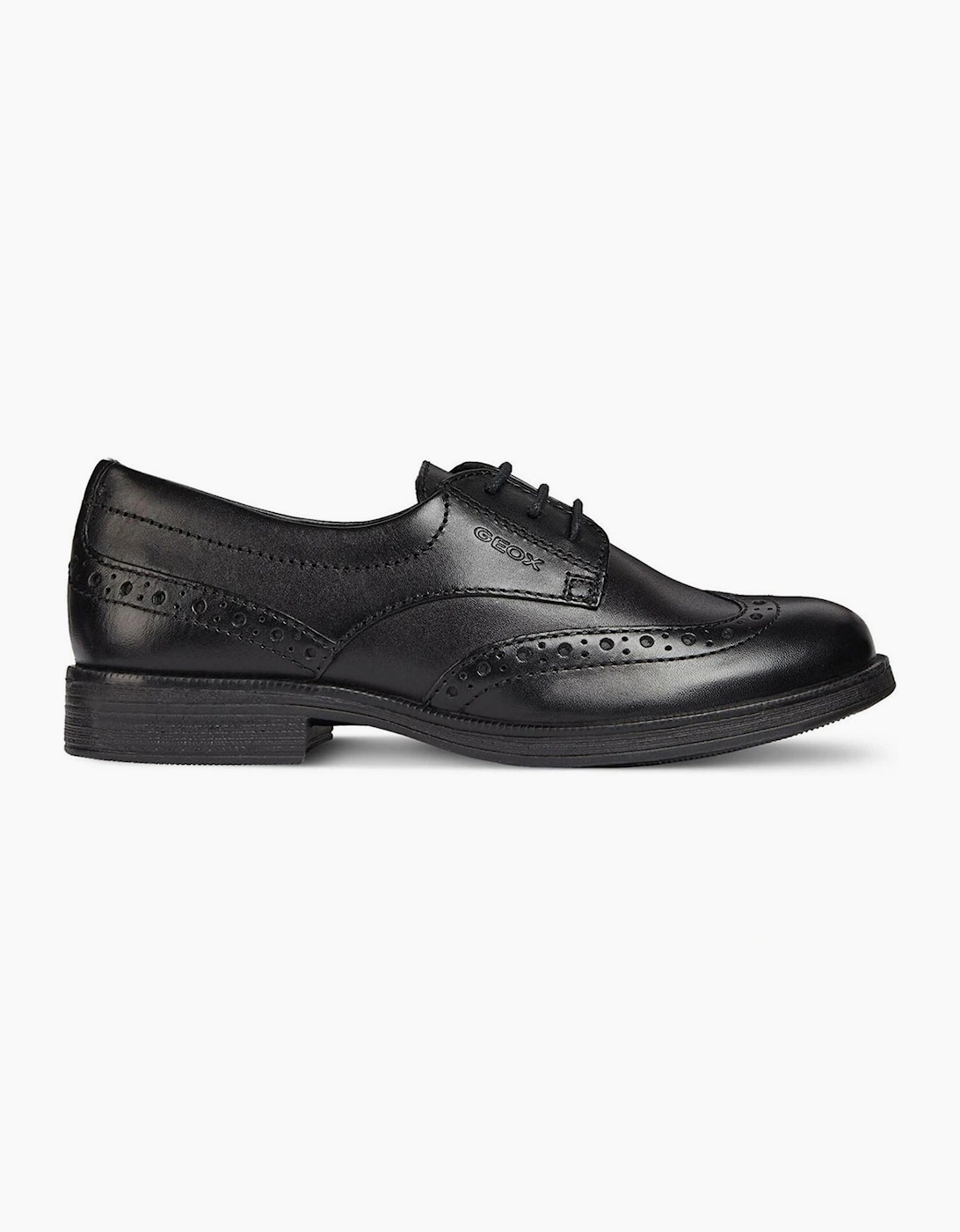 Geox Agata Junior School Shoes Black