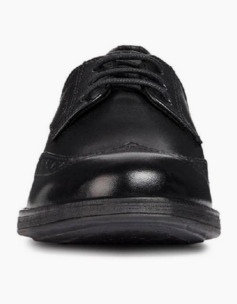 Geox Agata Junior School Shoes Black