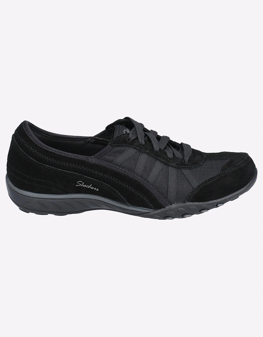 Skechers Breathe-Easy Memory Foam Womens Shoes Black
