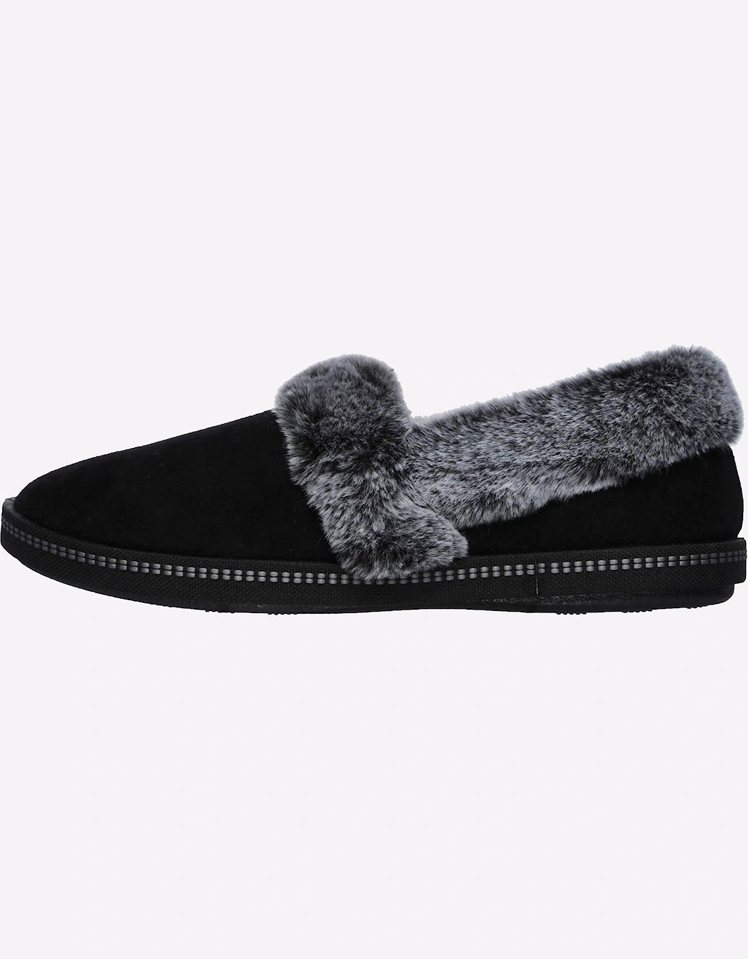 Skechers Cozy Campfire-Team Toasty Memory Foam Womens Slippers Black