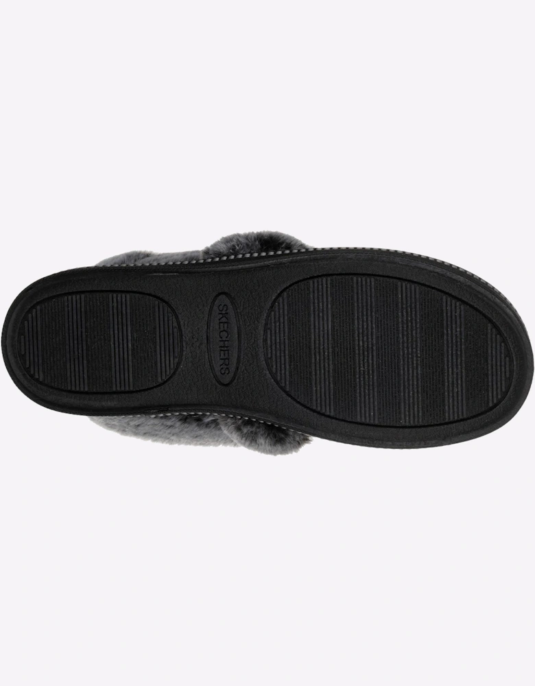 Skechers Cozy Campfire-Team Toasty Memory Foam Womens Slippers Black