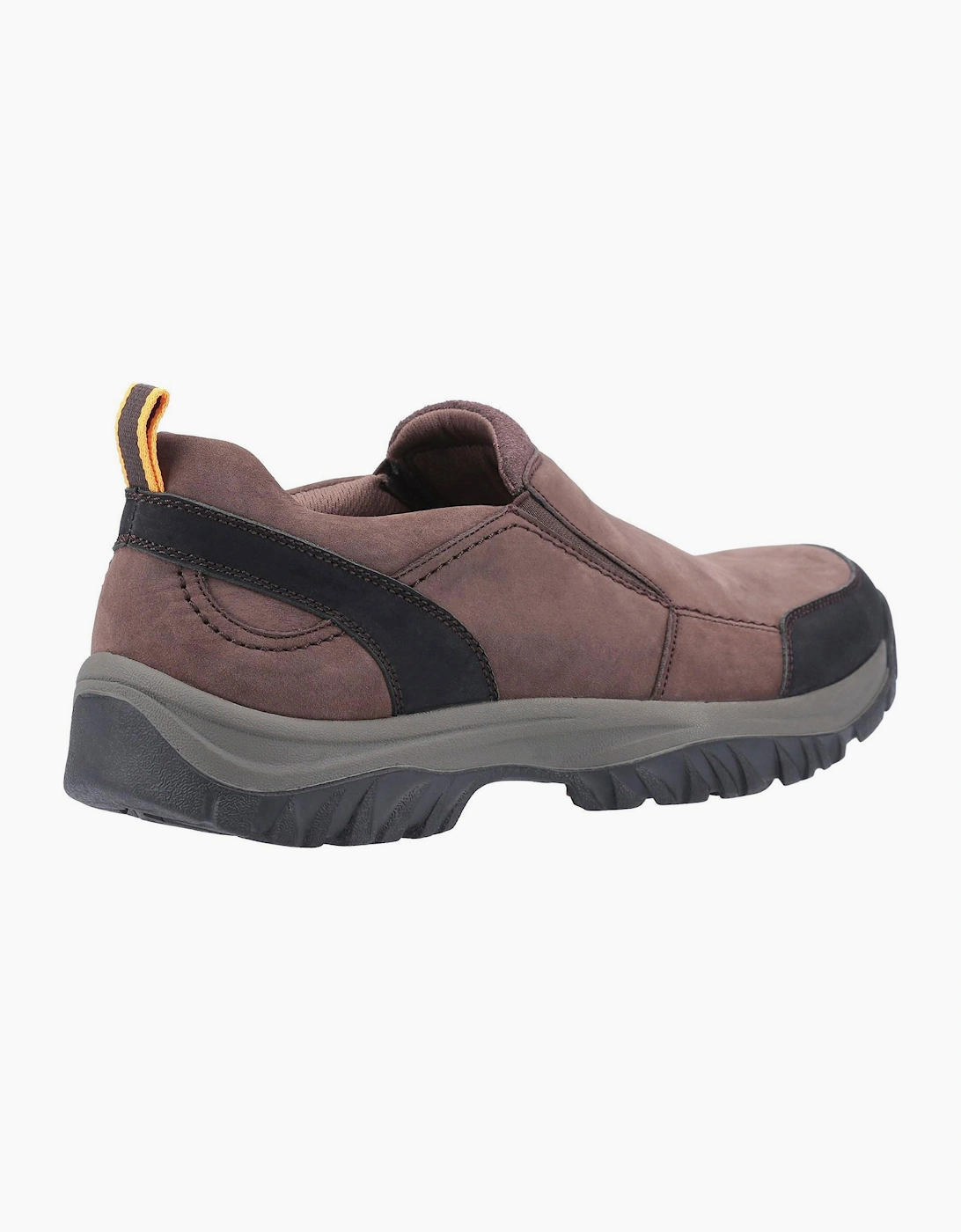 Cotswold Boxwell Mens Memory Foam Slip On Shoes Brown
