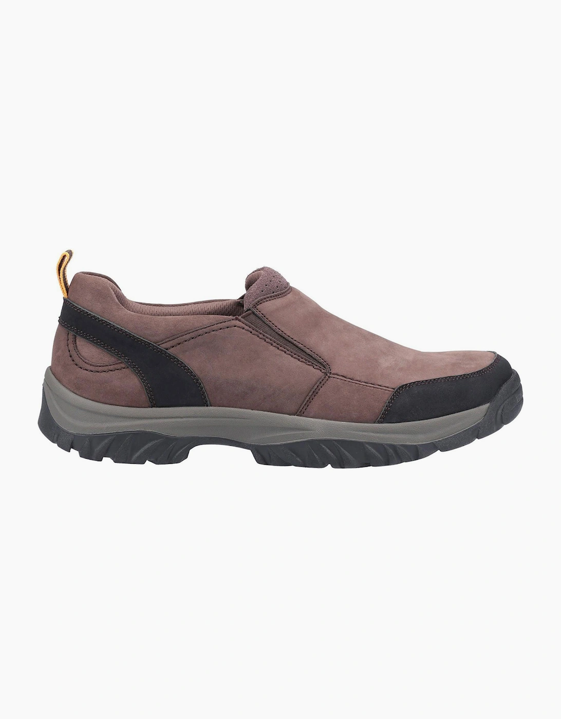 Cotswold Boxwell Mens Memory Foam Slip On Shoes Brown