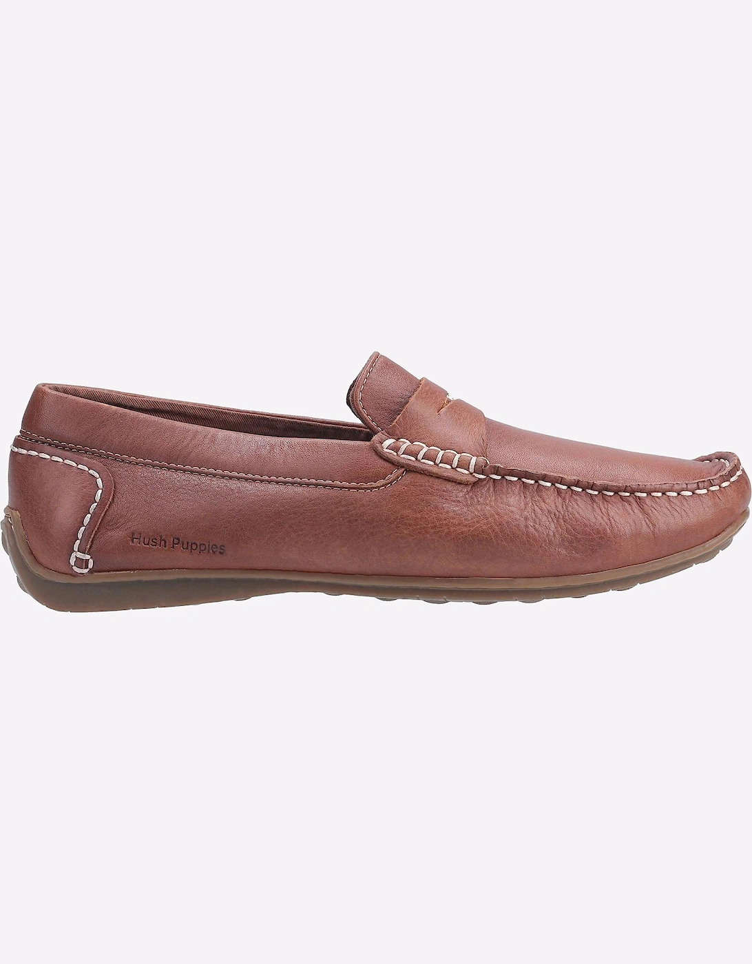 Hush Puppies Roscoe Memory Foam Mens Loafer Shoes Brown
