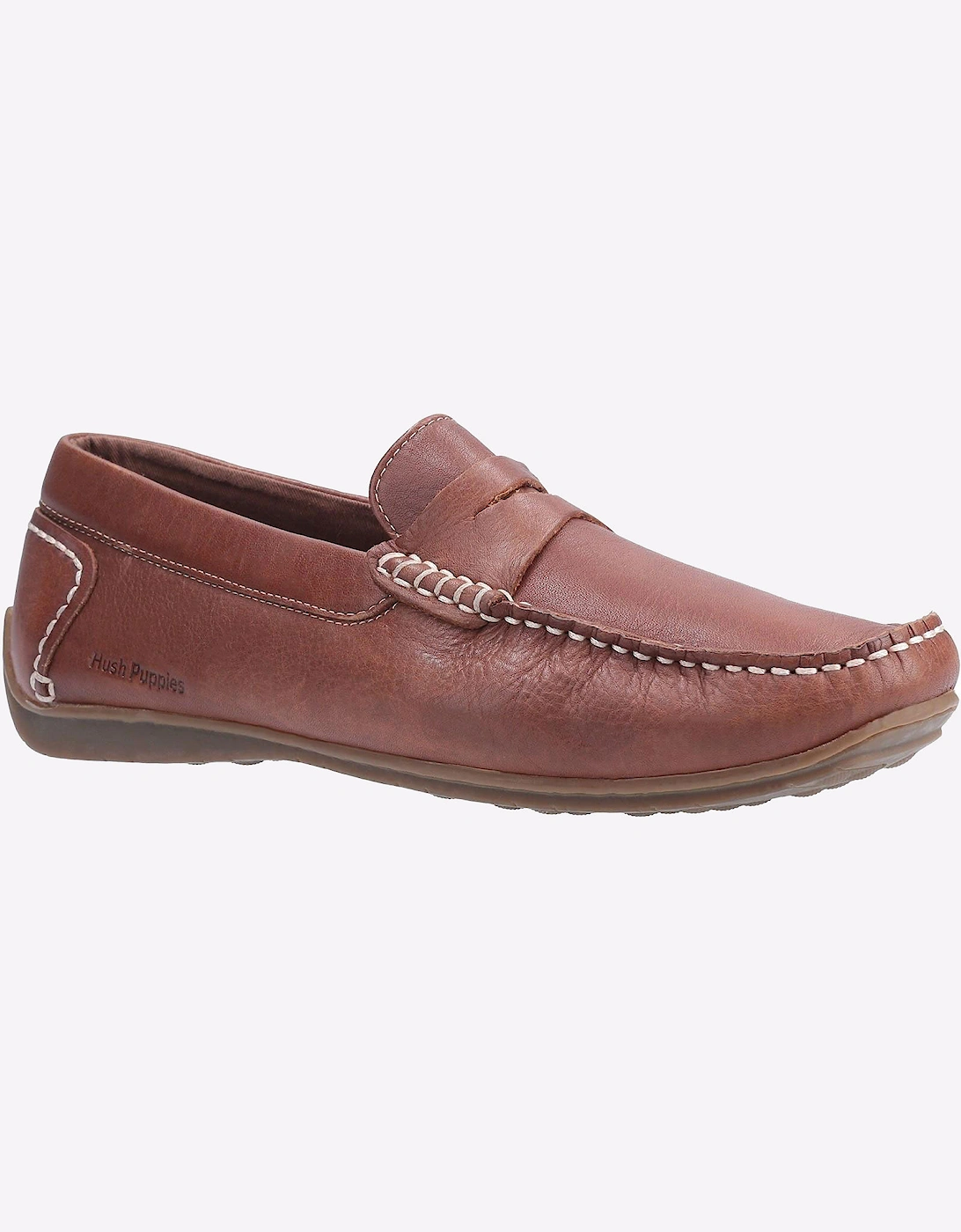 Hush Puppies Roscoe Memory Foam Mens Loafer Shoes Brown