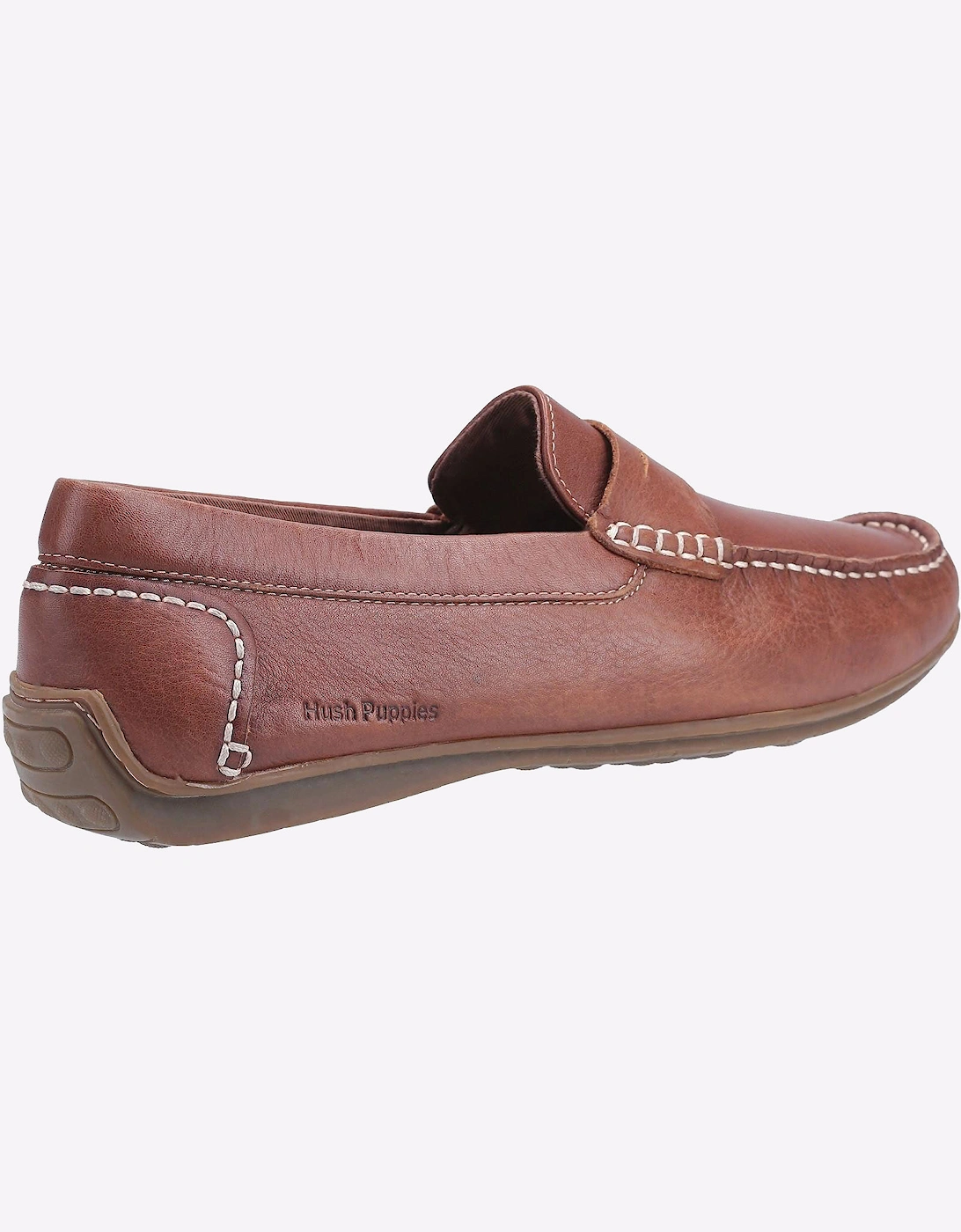 Hush Puppies Roscoe Memory Foam Mens Loafer Shoes Brown