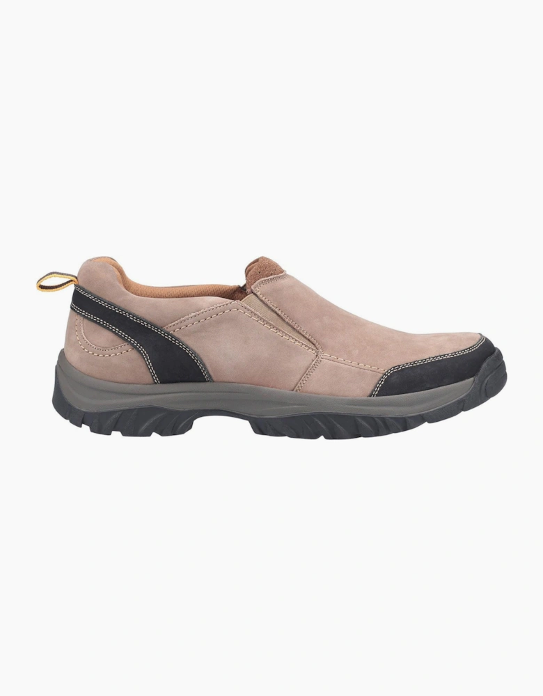 Cotswold Boxwell Mens Memory Foam Slip On Shoes Tan