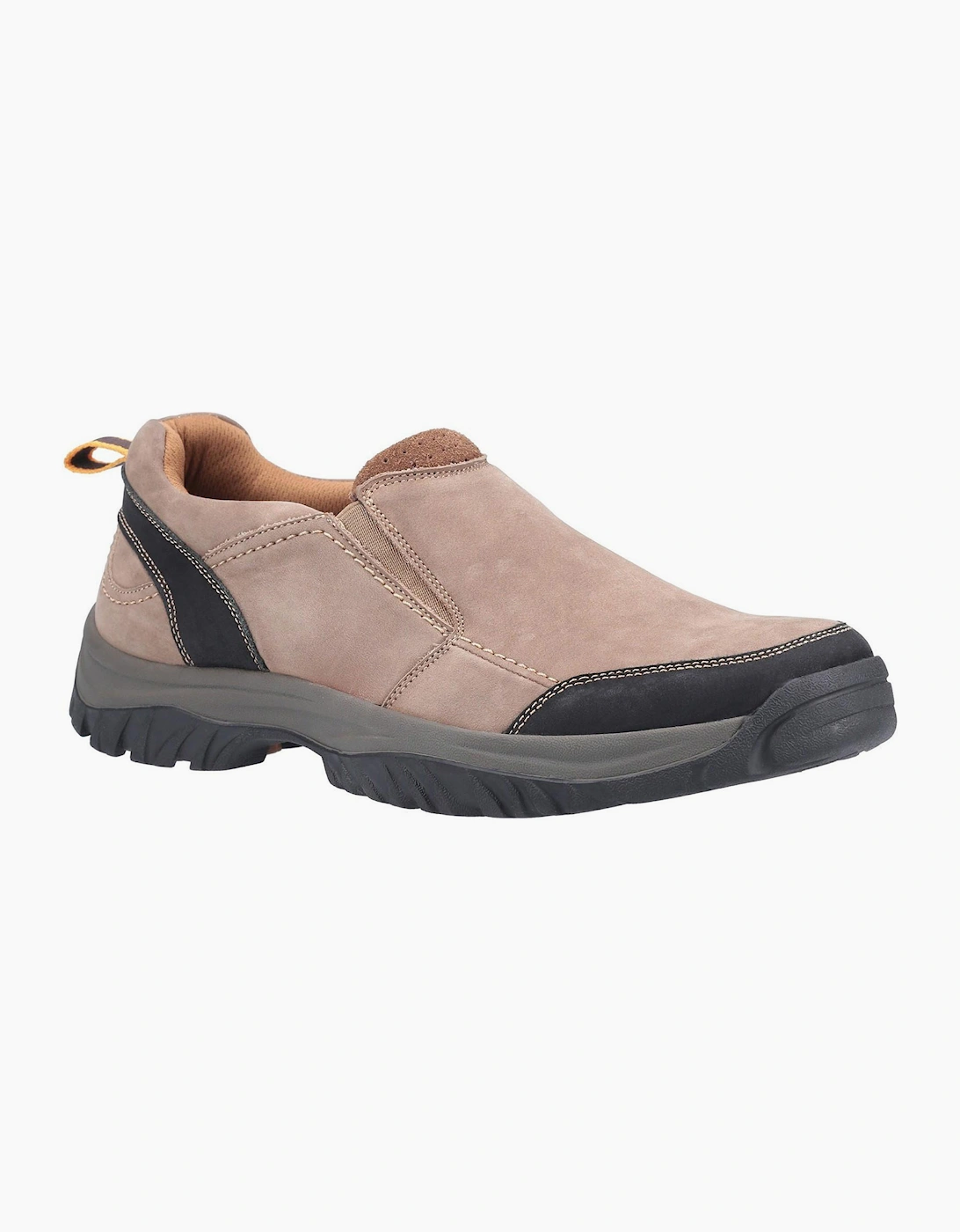 Cotswold Boxwell Mens Memory Foam Slip On Shoes Tan