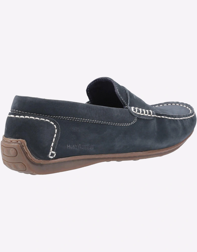 Hush Puppies Roscoe Memory Foam Mens Loafer Shoes Navy