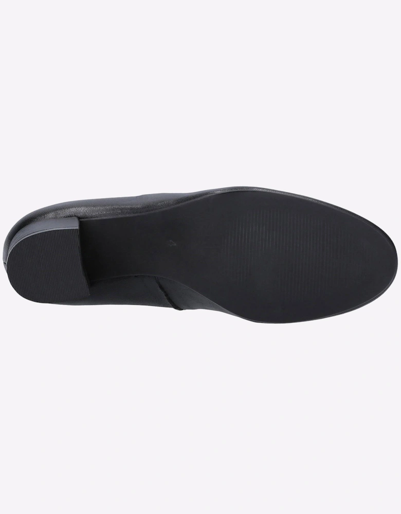 Hush Puppies Anna Slip On Court Memory Foam Womens Shoes Black