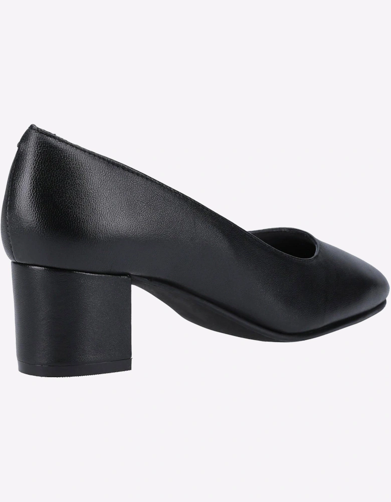 Hush Puppies Anna Slip On Court Memory Foam Womens Shoes Black