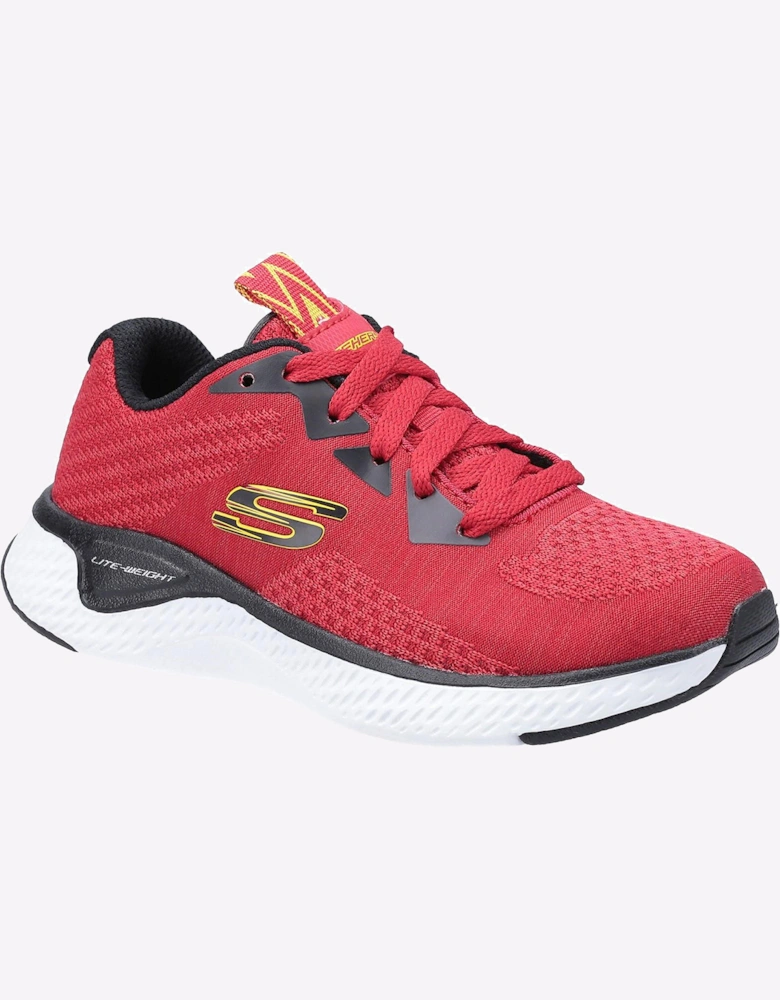 Skechers Solar Fuse Kryzik Junior Trainers Red/Black