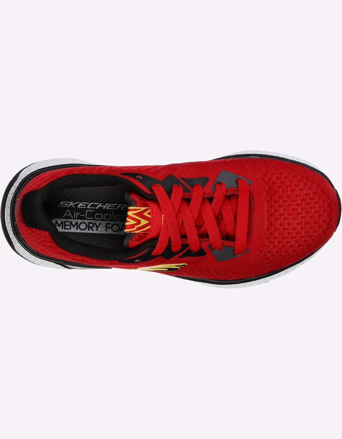 Skechers Solar Fuse Kryzik Junior Trainers Red/Black
