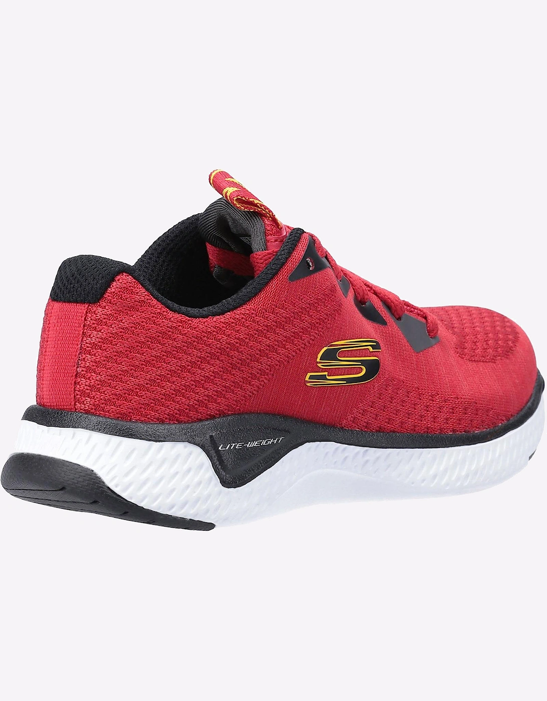 Skechers Solar Fuse Kryzik Junior Trainers Red/Black