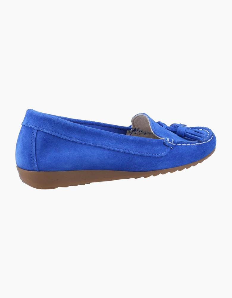 Riva Aldons Leather Womens Shoes Cobalt