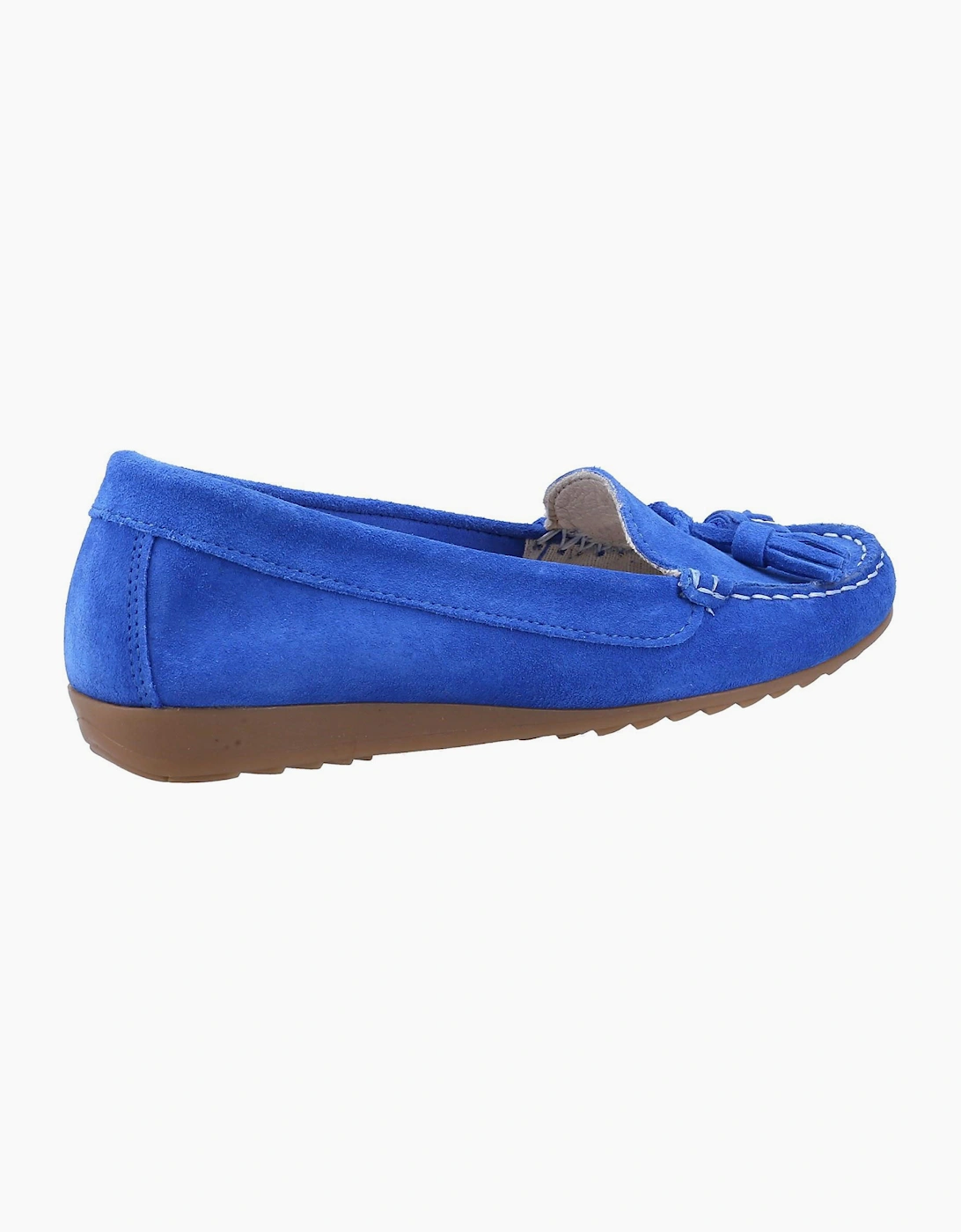 Riva Aldons Leather Womens Shoes Cobalt