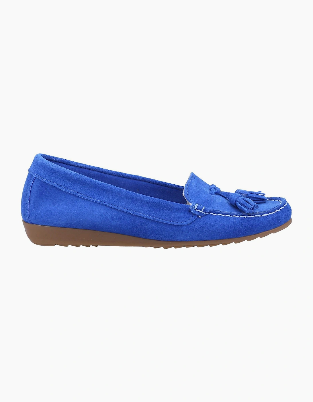 Riva Aldons Leather Womens Shoes Cobalt