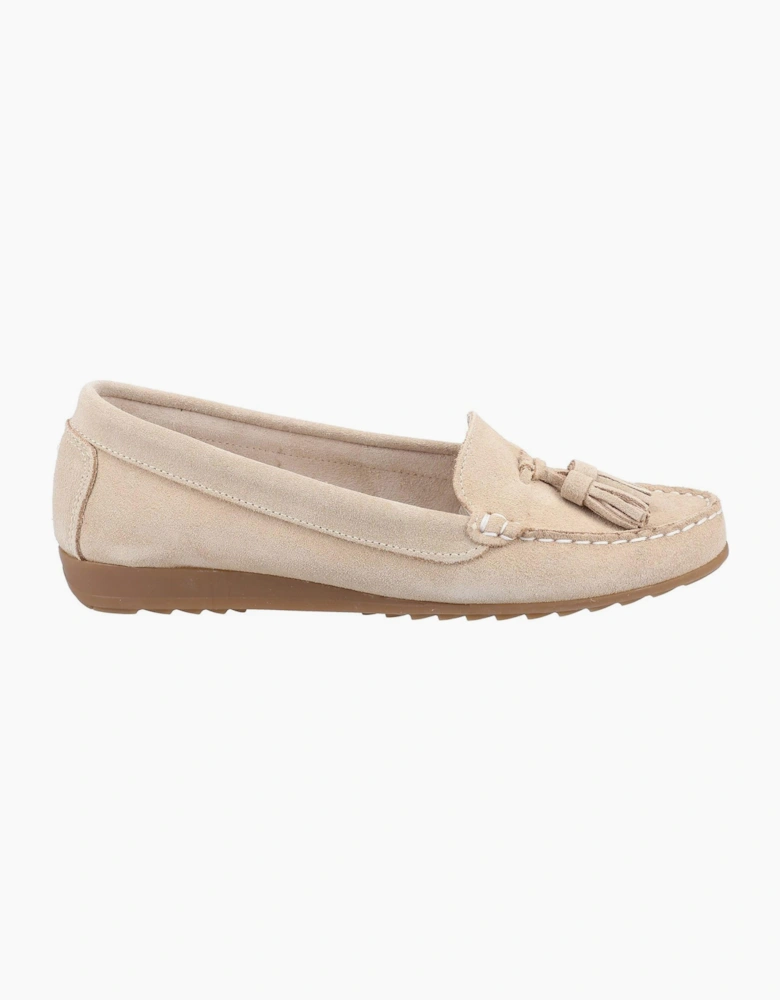 Riva Aldons Leather Womens Shoes Beige