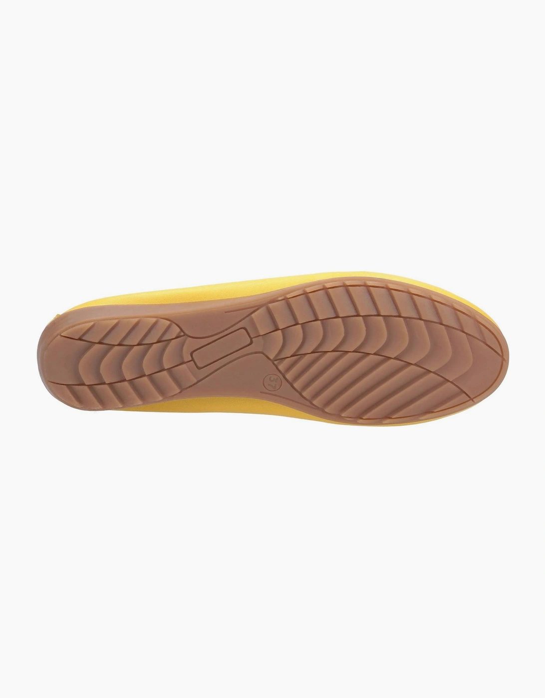 Riva Aldons Leather Womens Shoes Yellow